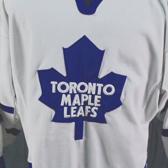 Toronto Maple Leafs Jersey (VTG) - Home White by Pro Player - Men's Medium - Picture 2 of 9